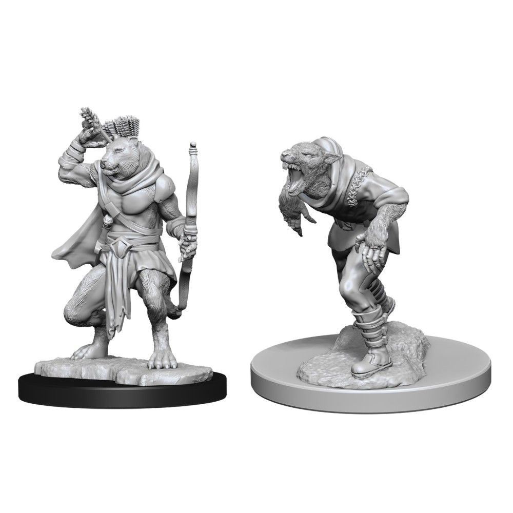 Dungeons & Dragons - Nolzurs Marvelous Unpainted Miniatures Wererat And Weretiger - Good Games