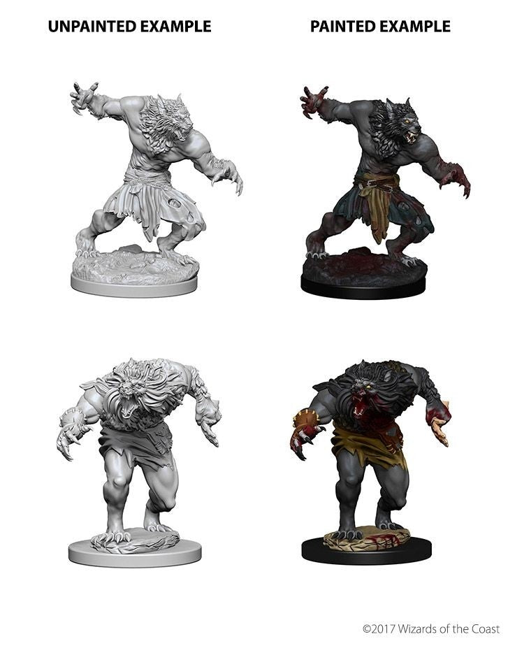 Dungeons &amp; Dragons - Nolzurs Marvelous Unpainted Miniatures Werewolves