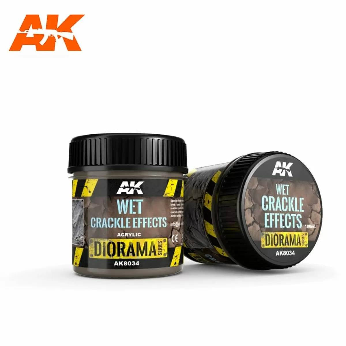 AK Interactive Dioramas - Wet Crackle Effects 100ml - Good Games