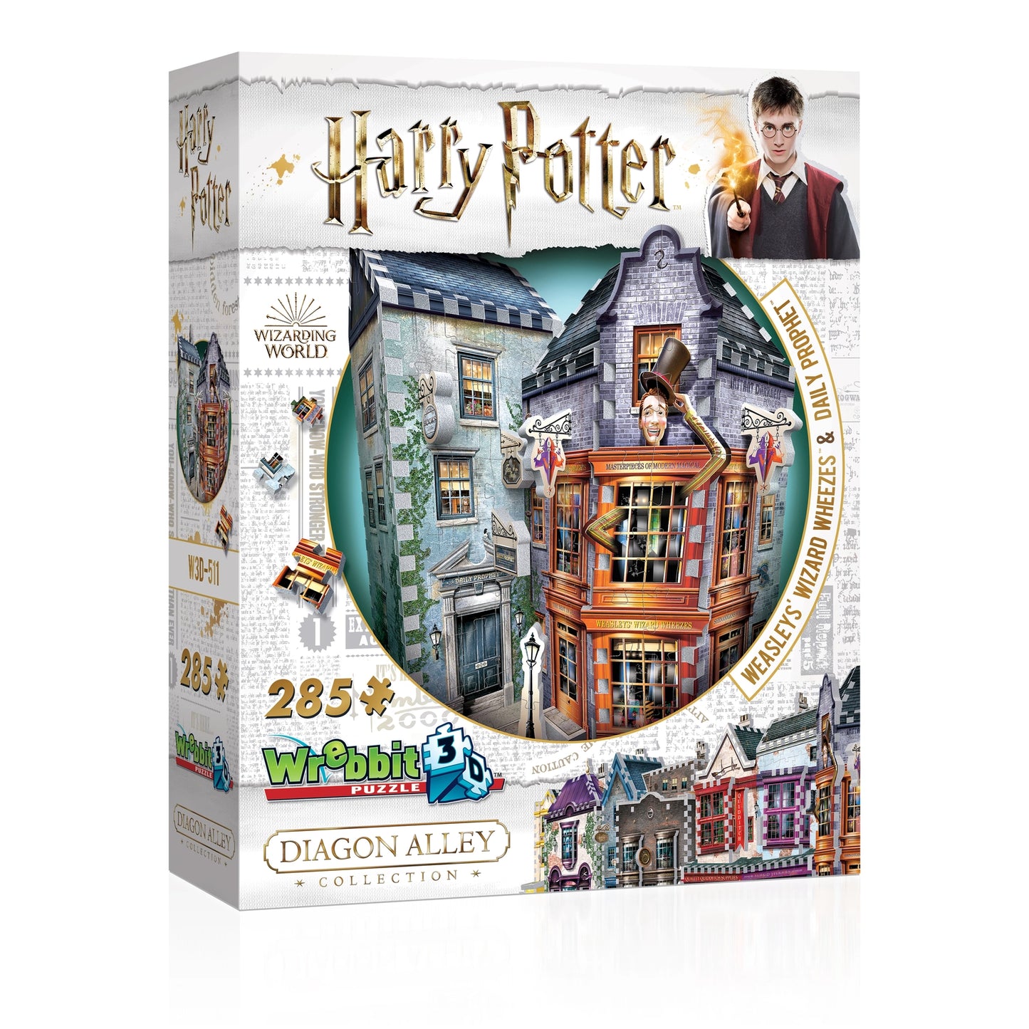 Wrebbit - Harry Potter Weasleys Wizard Wheezes 285 Piece 3D Jigsaw - Good Games