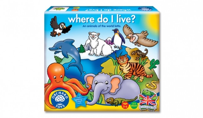 Where Do I Live: Orchard Toys - Good Games