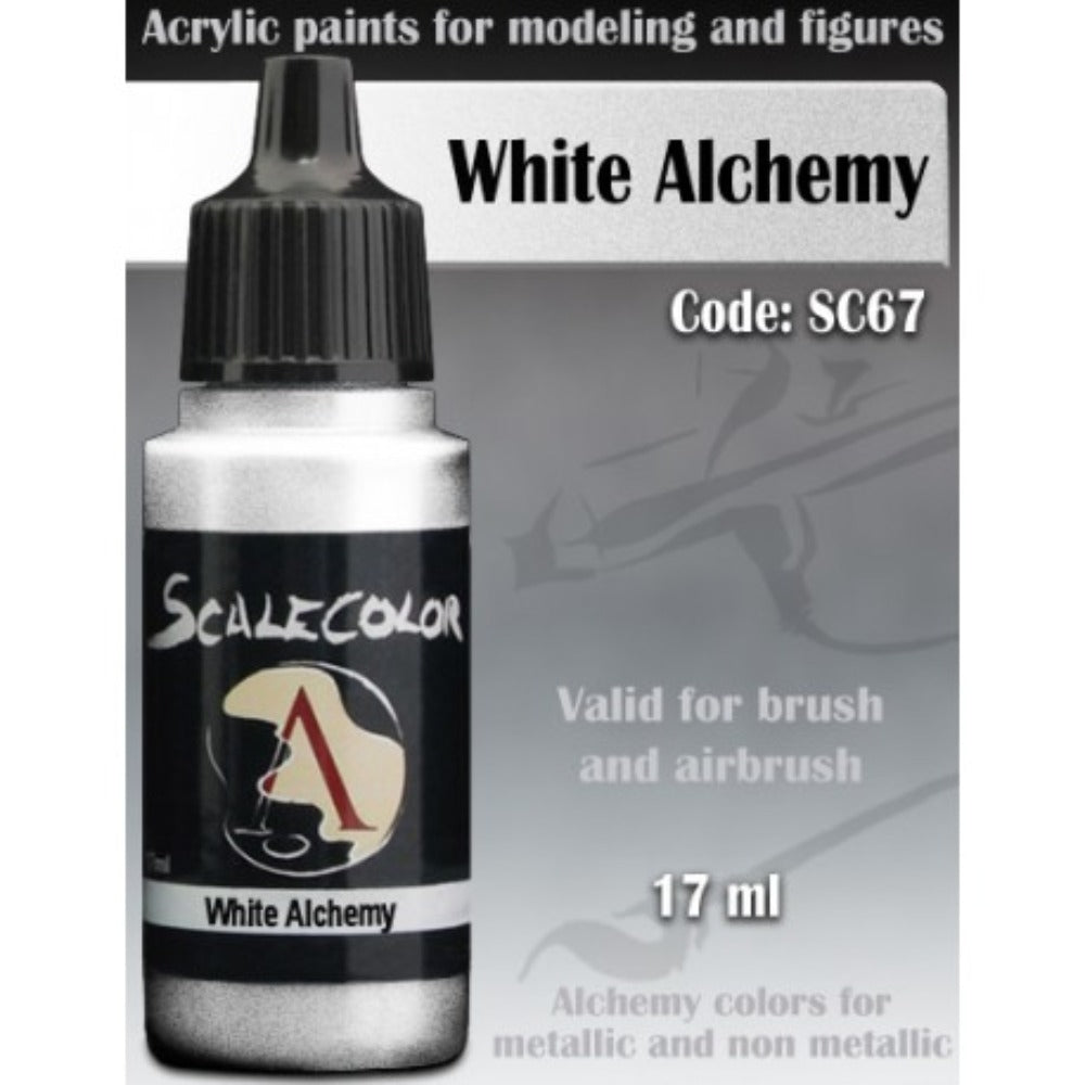 Scale 75 - Scalecolor White Metal (17 ml) SC-67 Acrylic Paint - Good Games