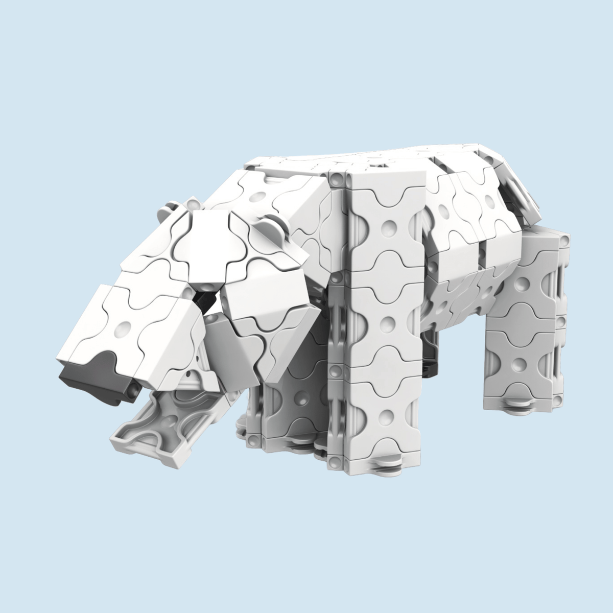 LaQ - Animal World White Tiger &amp; Polar Bear - Good Games