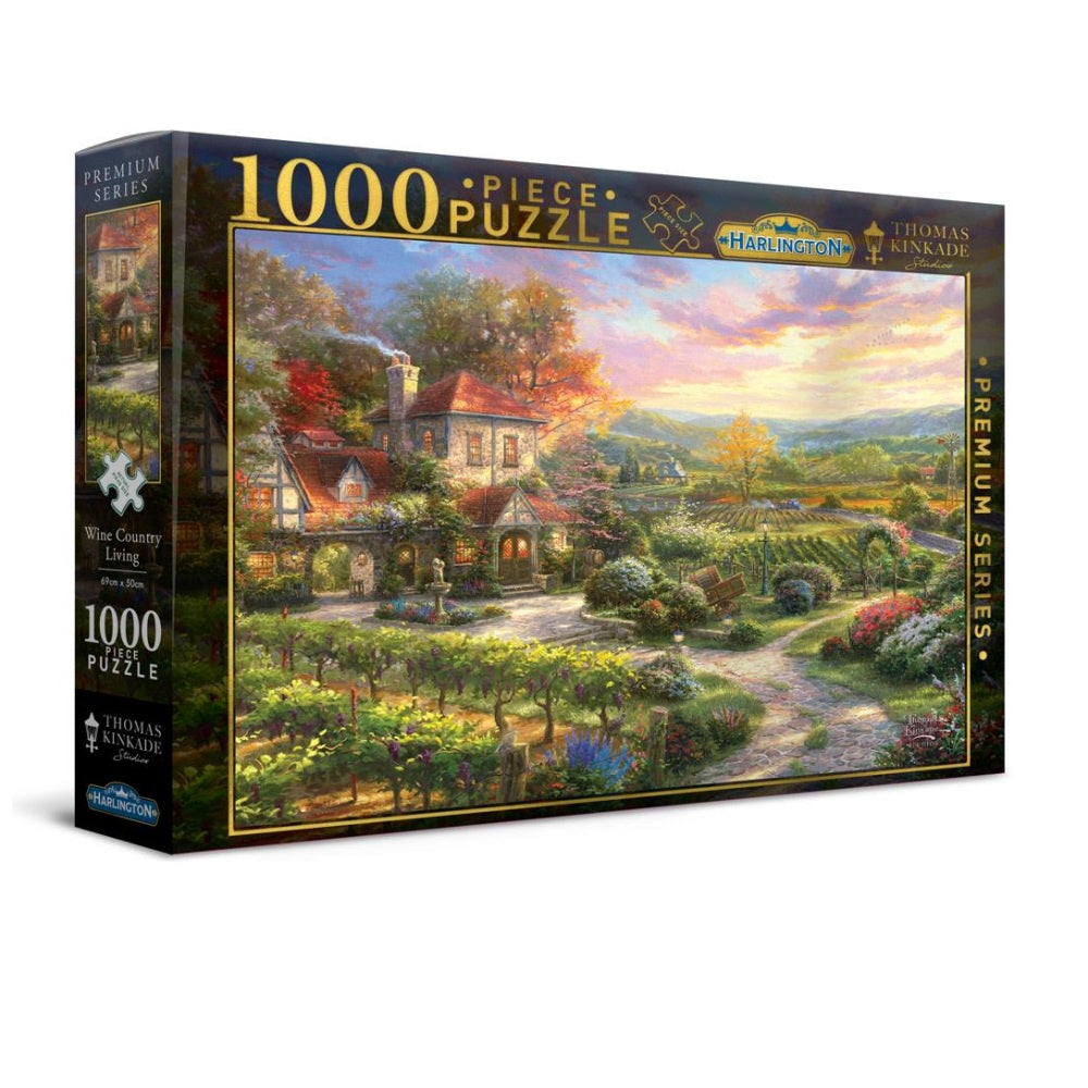 Harlington - Thomas Kinkade Wine Country Living 1000 Piece Jigsaw - Good Games