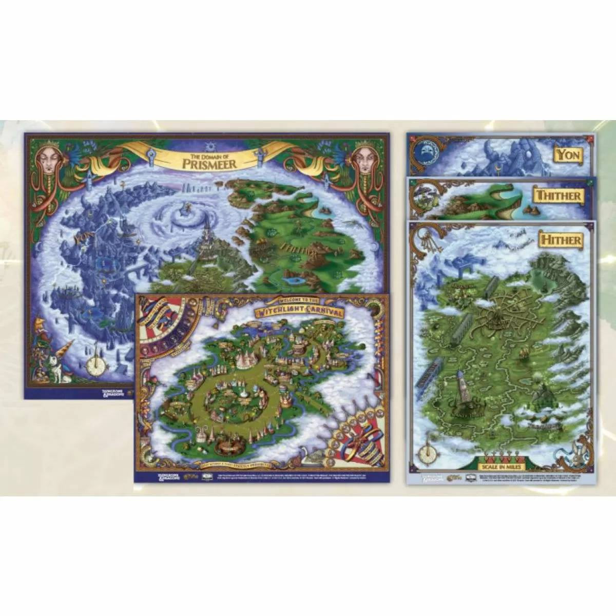 Dungeons & Dragons The Wild Beyond The Witchlight Map Set - Good Games