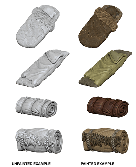 Deep Cuts Unpainted Miniatures Bedrolls - Good Games