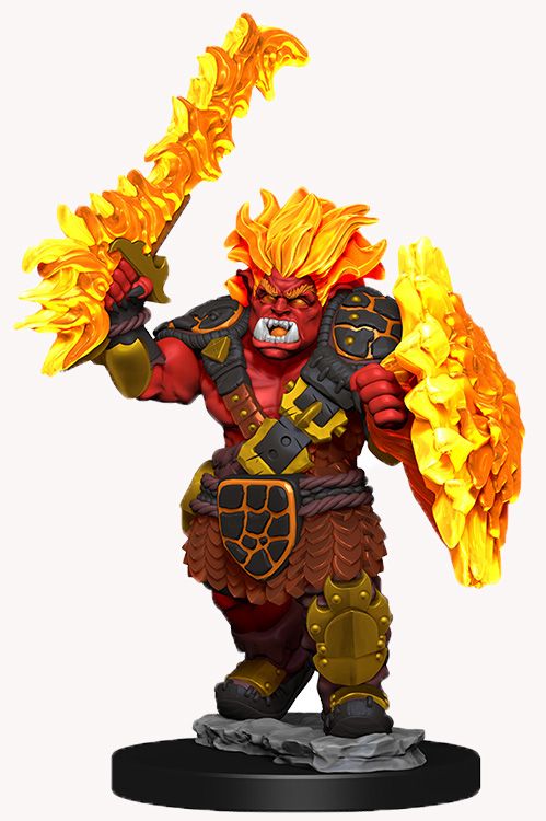 Dungeons & Dragons - Wizkids Wardlings Painted Miniatures Fire Orc and Fire Centipede - Good Games
