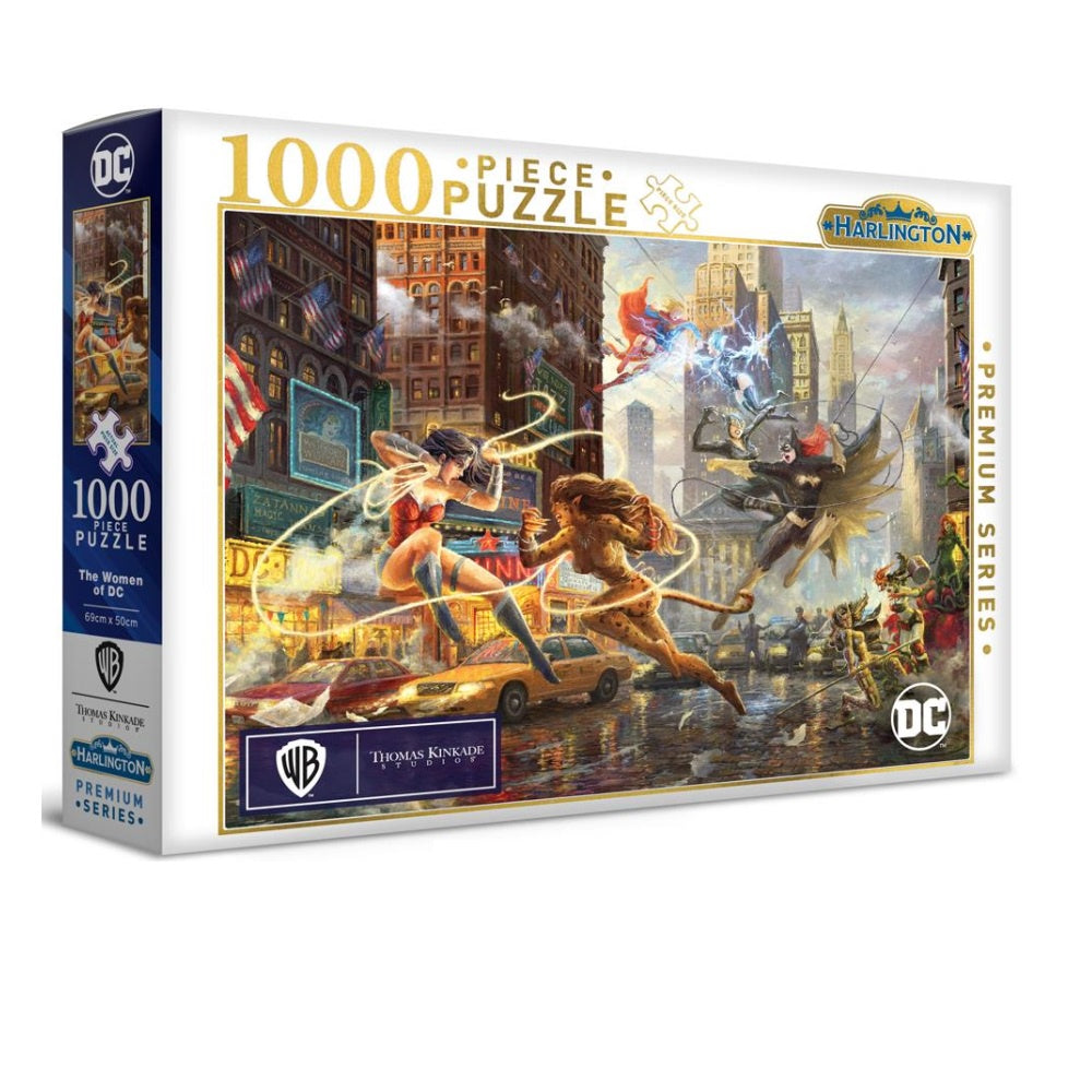 Harlington - Thomas Kinkade DC Comics The Women of DC 1000 Piece Jigsaw