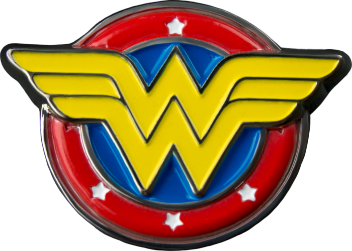 Wonder Woman Logo Colour Enamel Lapel pin - Good Games