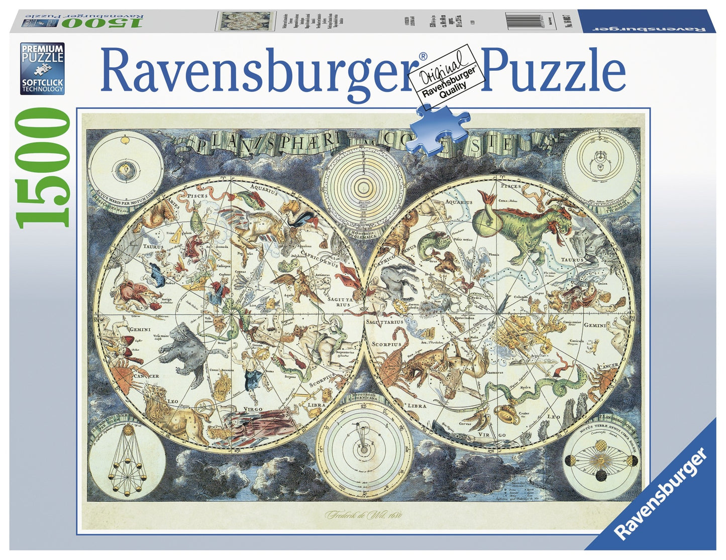 Ravensburger - World Map Of Fantastic Beasts - 1500 Piece Jigsaw - Good Games
