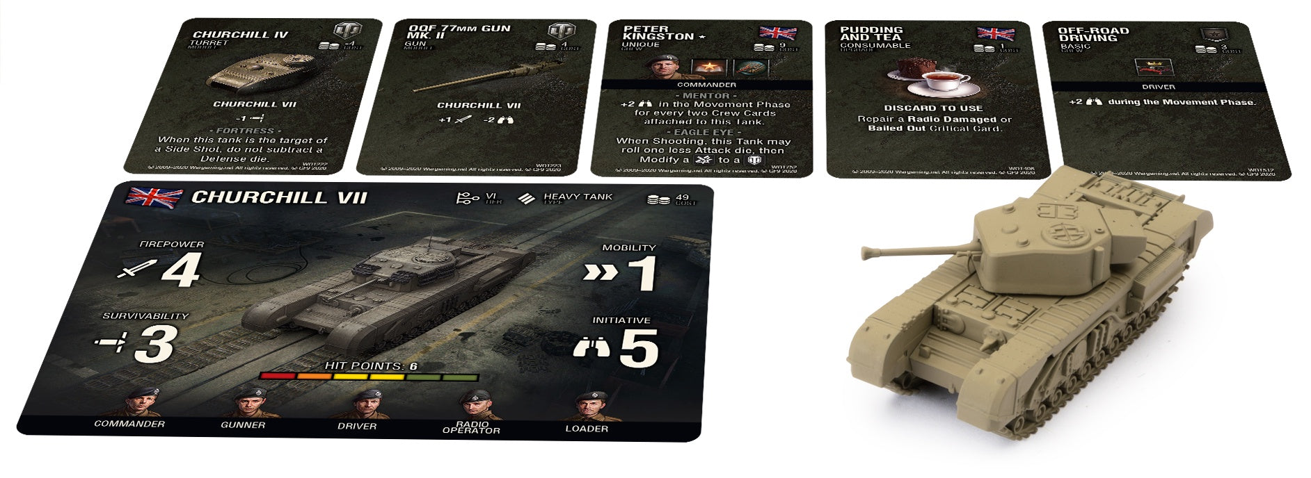 World of Tanks Miniatures Game Wave 5 British Churchill VII - Good Games