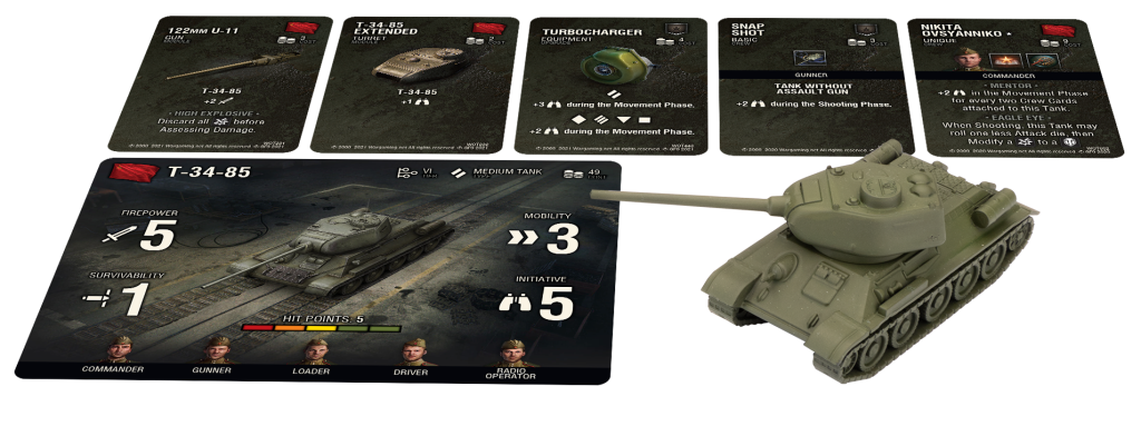 World of Tanks Miniatures Game Wave 7 Soviet T-34-85 - Good Games