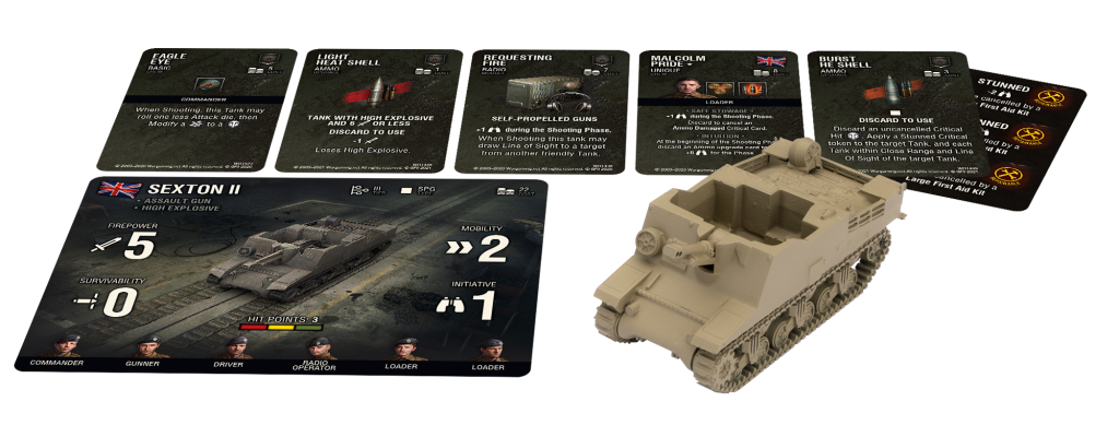 World of Tanks Miniatures Game Wave 8 British Sexton II - Good Games