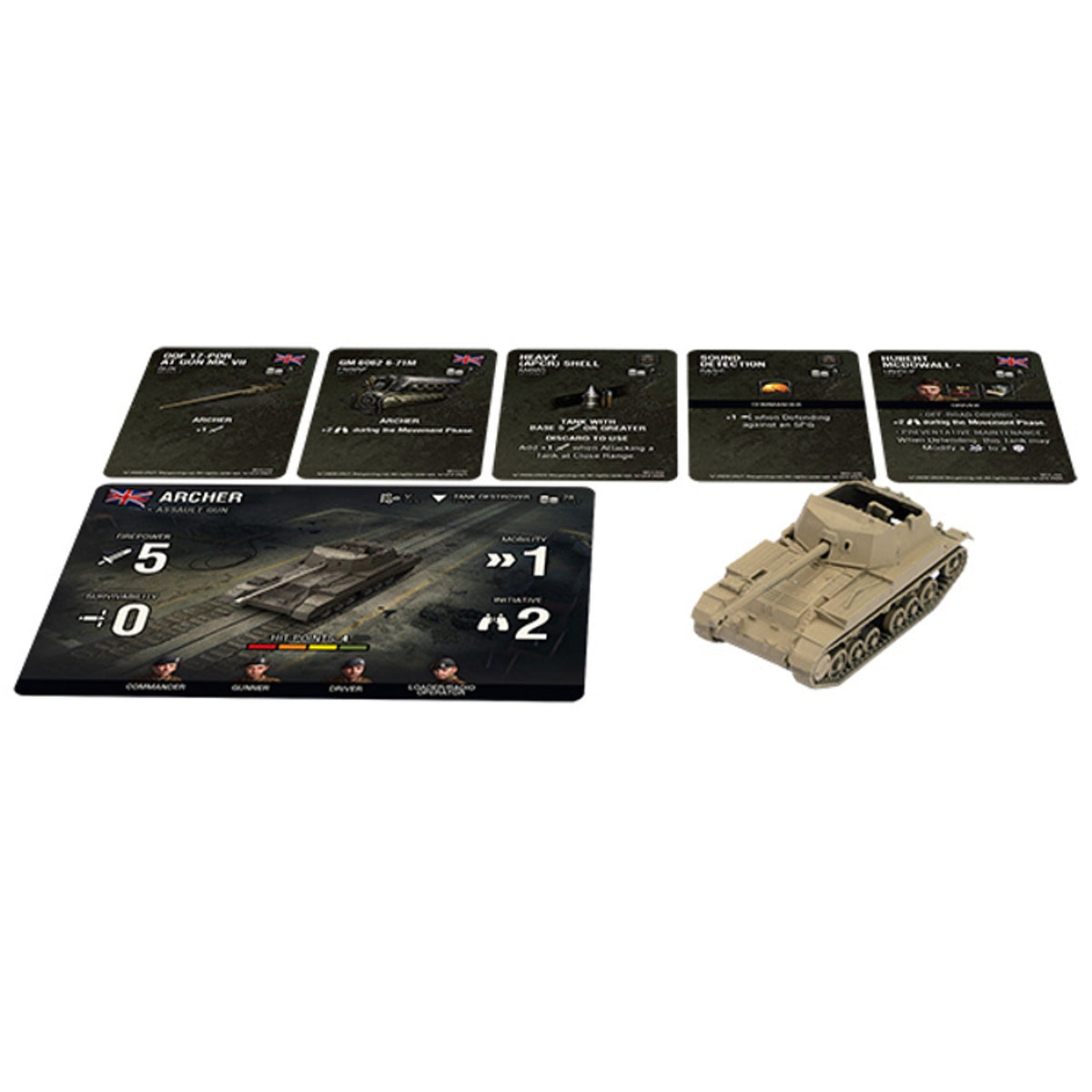 World of Tanks Miniatures Game Wave 9 British Archer - Good Games