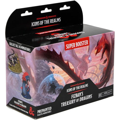 Dungeons &amp; Dragons - Icons of the Realms Miniatures Fizbans Treasury of Dragons Super Booster
