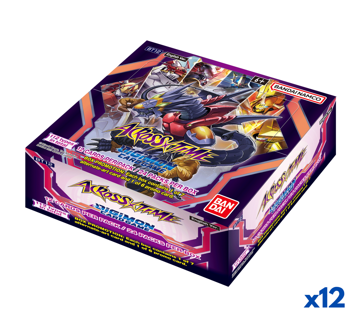 Digimon Card Game - Across Time BT12 Booster Case