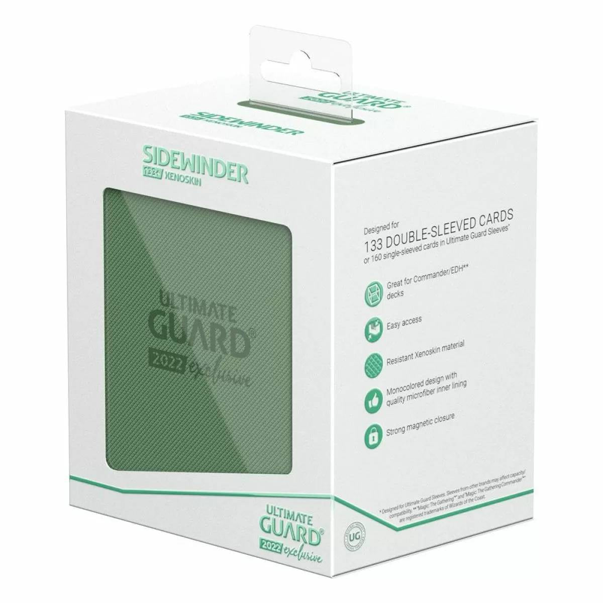 Ultimate Guard - Sidewinder 133+ Xenoskin 2022 Exclusive Pastel Green Deck Box - Good Games