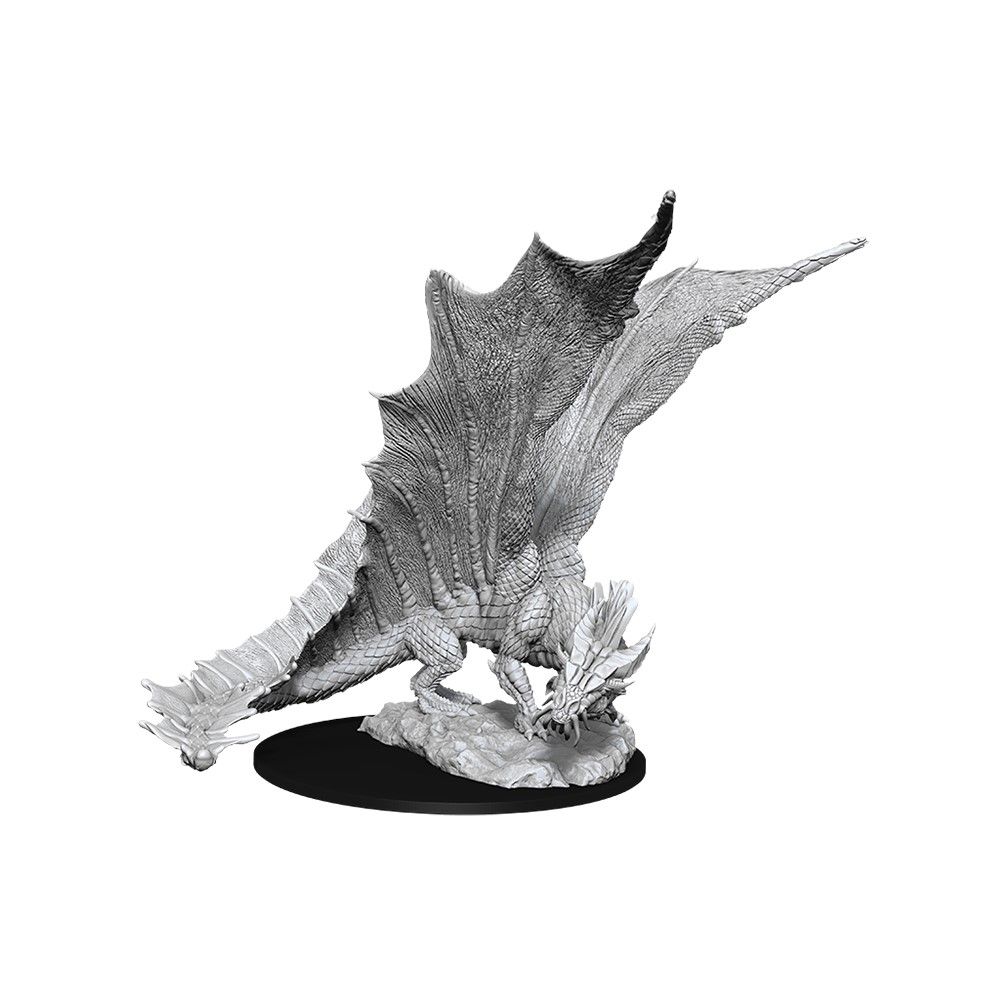 Dungeons & Dragons - Nolzurs Marvelous Unpainted Miniatures Young Gold Dragon - Good Games