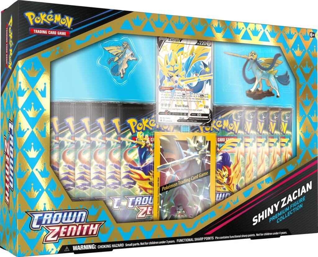新品未開封 Crown Zenith ザシアンBOX Pokemon TCG - Sword & Shield - Crown Zenith Figure Box – Good Games