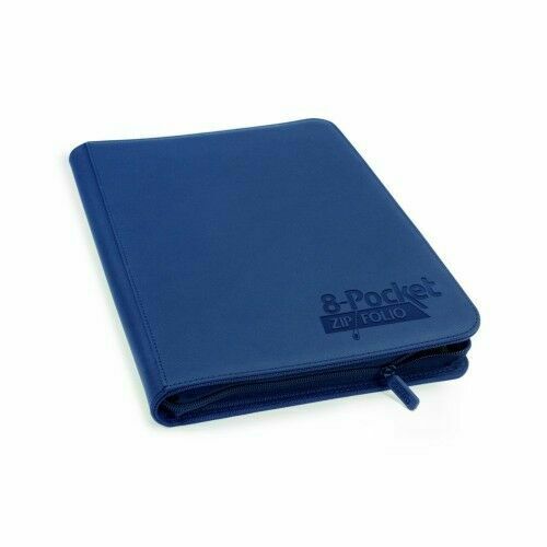 Ultimate Guard 8-Pocket Zipfolio Xenoskin Dark Blue - Good Games