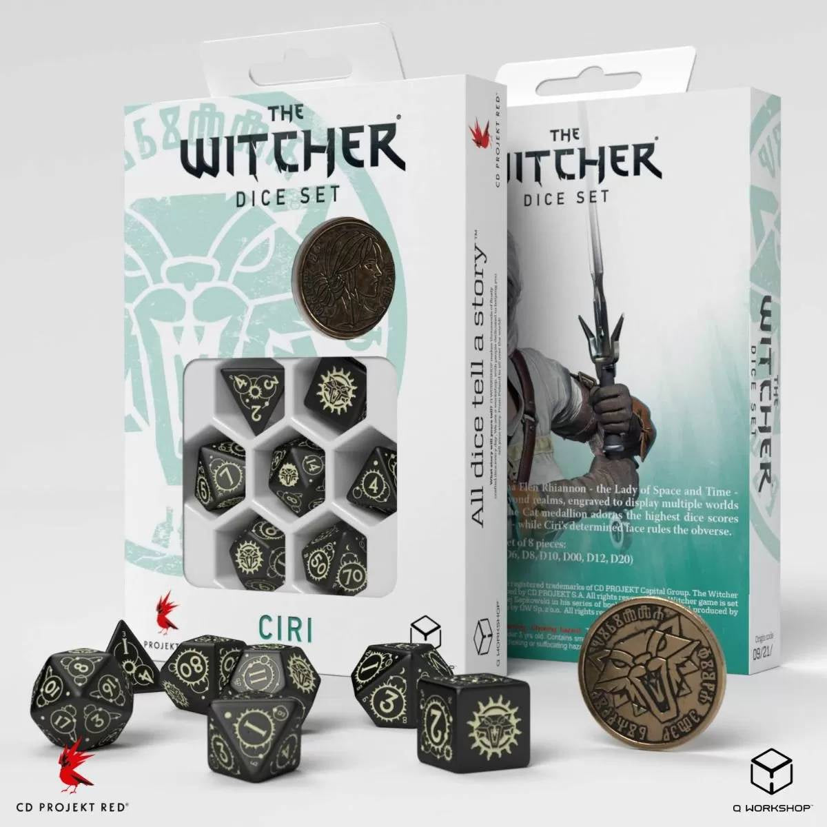 Q Workshop - The Witcher Dice Set Ciri - The Zireael - Good Games