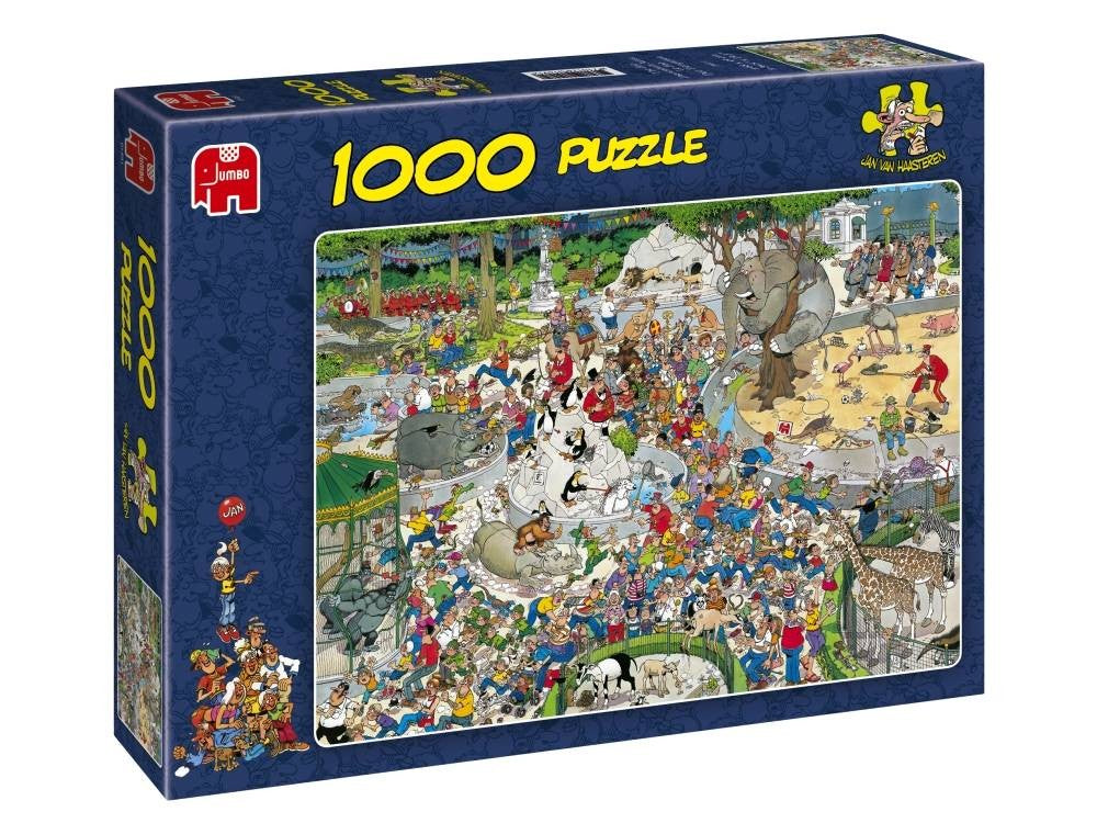 Jan Van Haasteren - The Zoo 1000 Piece Jigsaw - Good Games