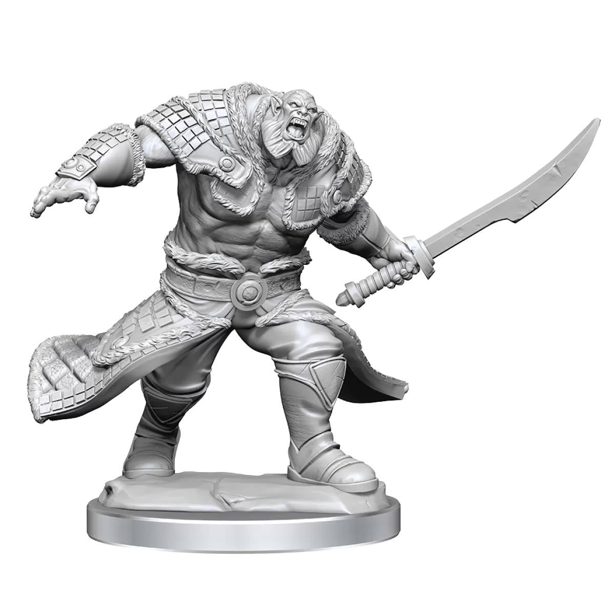 Magic the Gathering Unpainted Miniatures Zurgo Helmsmasher & Unyielding Krumar - Good Games